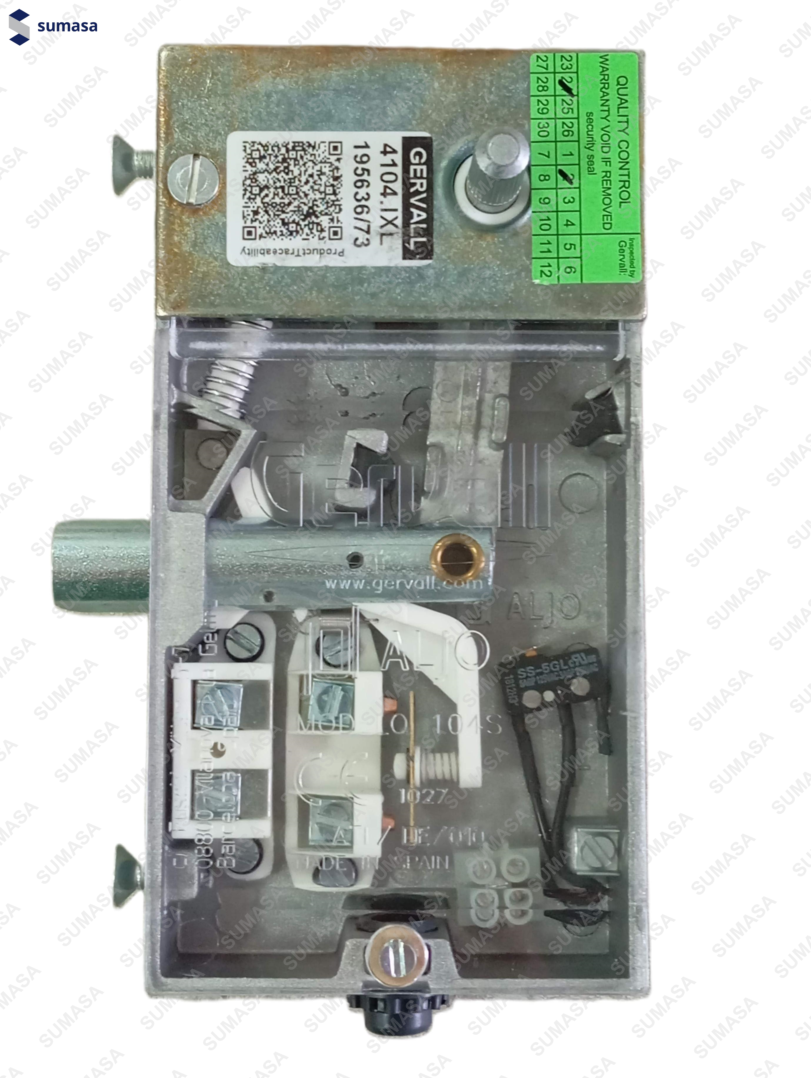 CERRADURA ALJO PUERTA SEMIAUTOMATICA  C/CONT. 4104.IXLN-1 IZQ