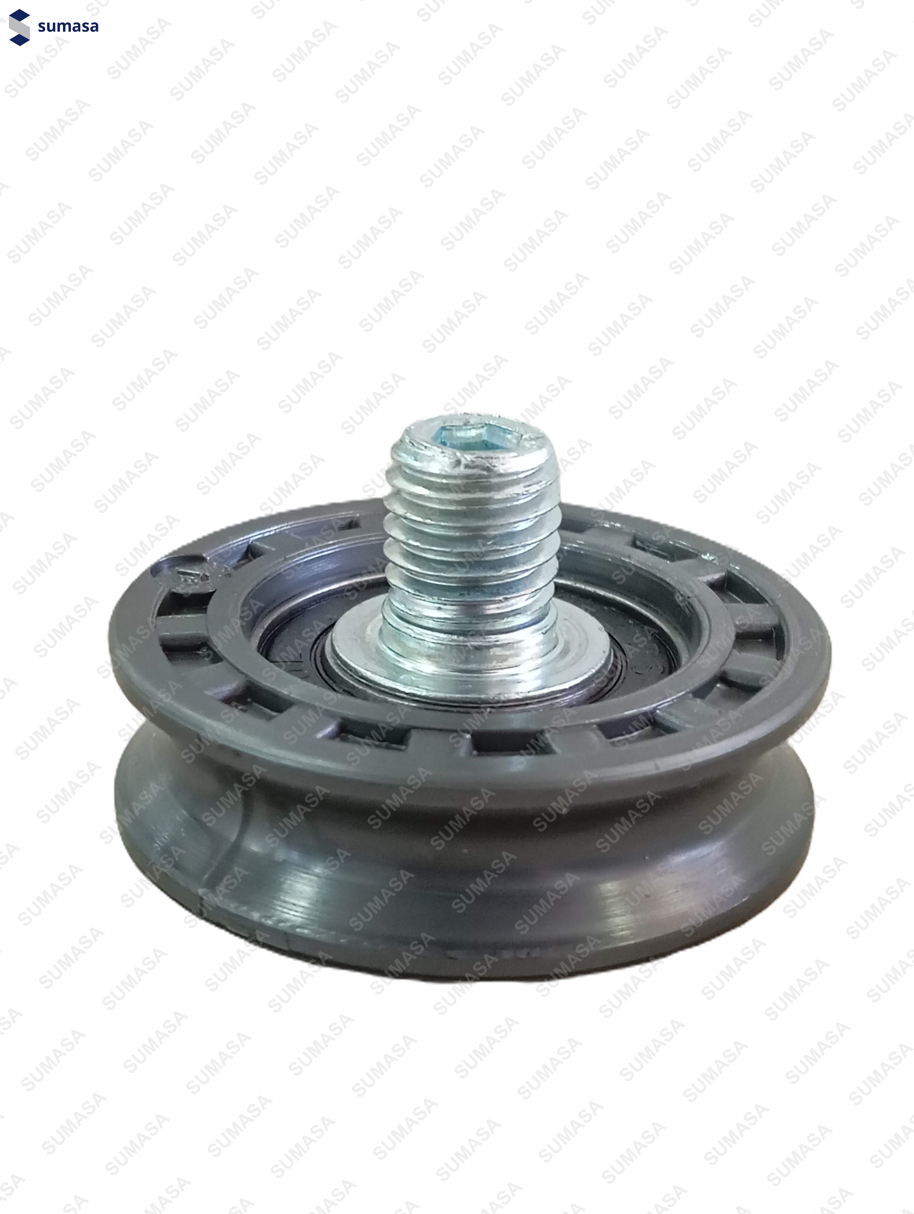RUEDA SUPERIOR CONCENTRICA PFR-01 CABINA-RELLANO 40/10 DIAM 48MM FERMATOR