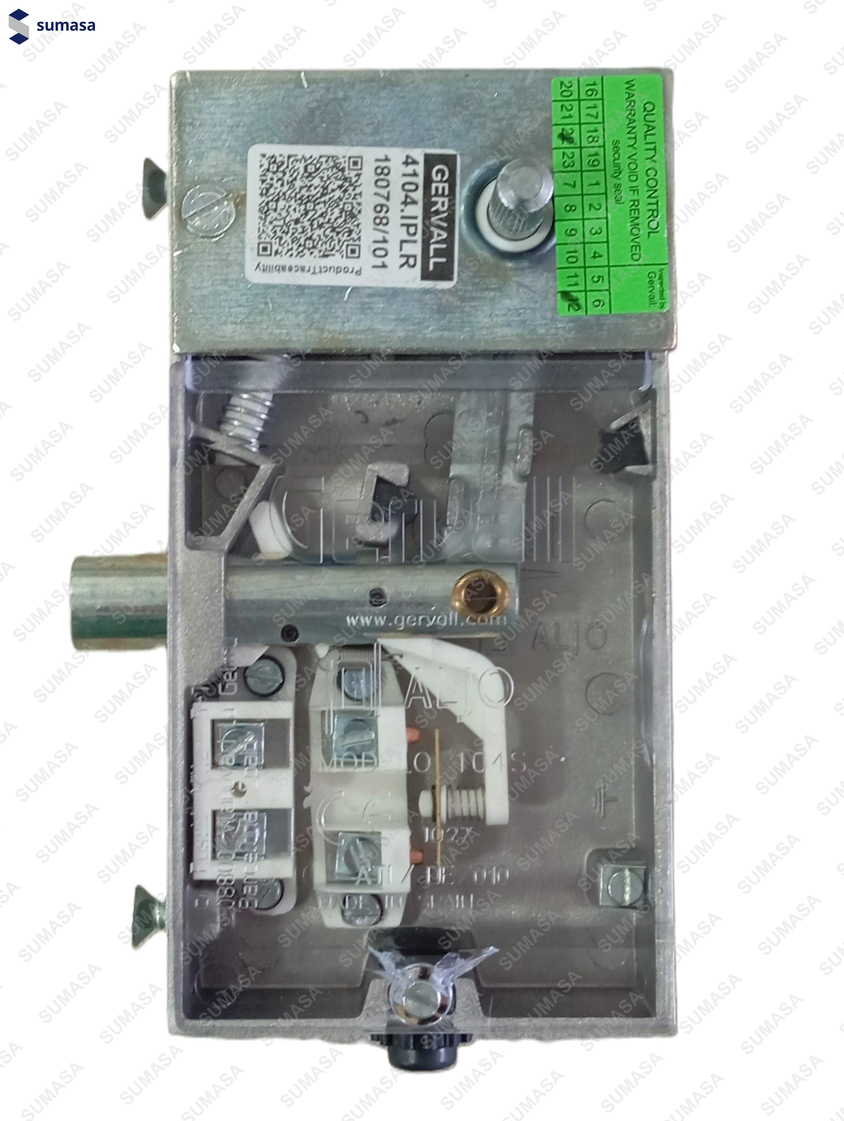 CERRADURA ALJO PUERTA SEMIAUTOMATICA  4104.IPLR-12 S/BISEL