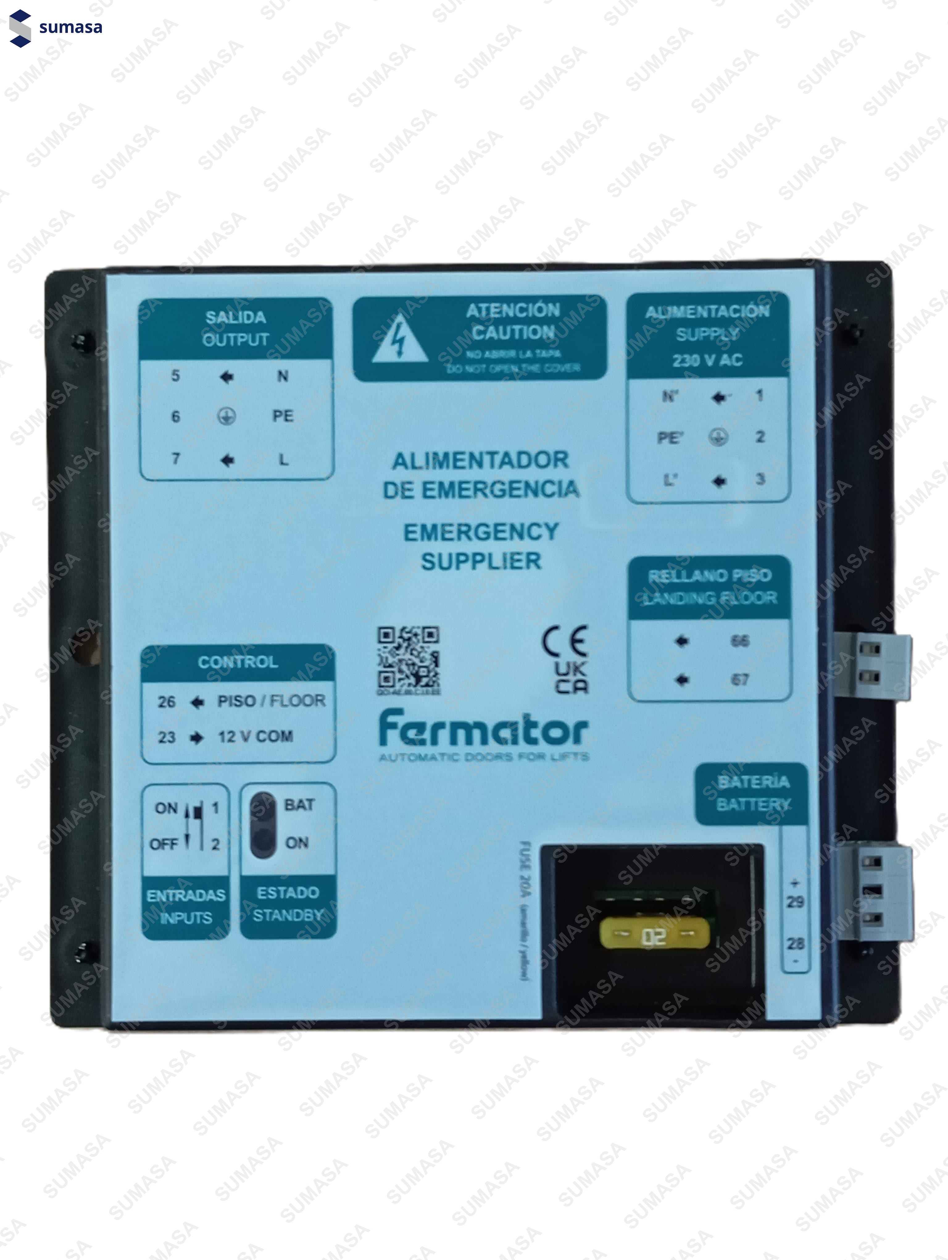 Codi: VCI-EPS000N0NFLEE.PCB door controller. Emergency power supplier ...