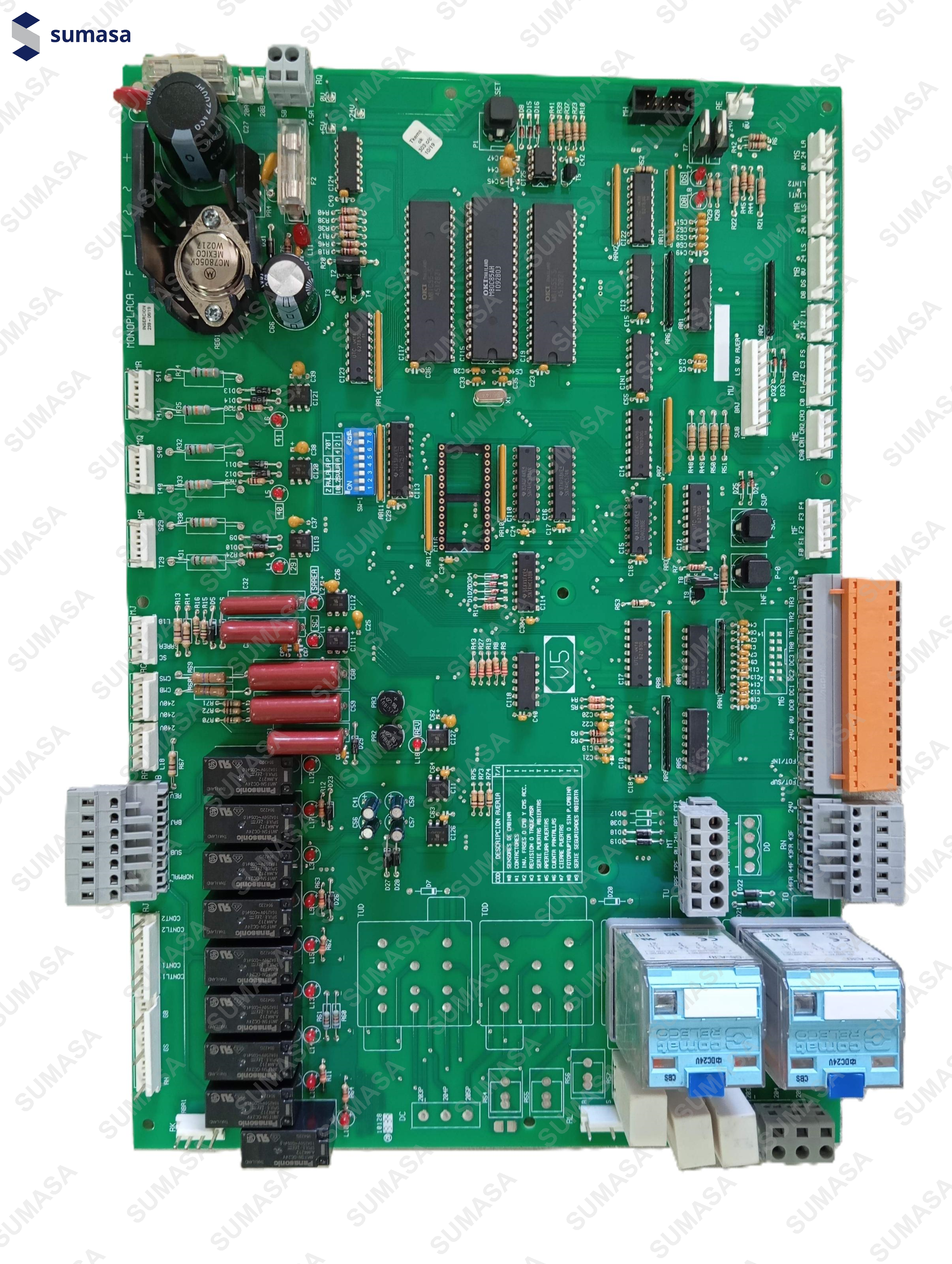 PLACA THYSSEN MONOPLACA SERIE F SIMPLE ACCESO