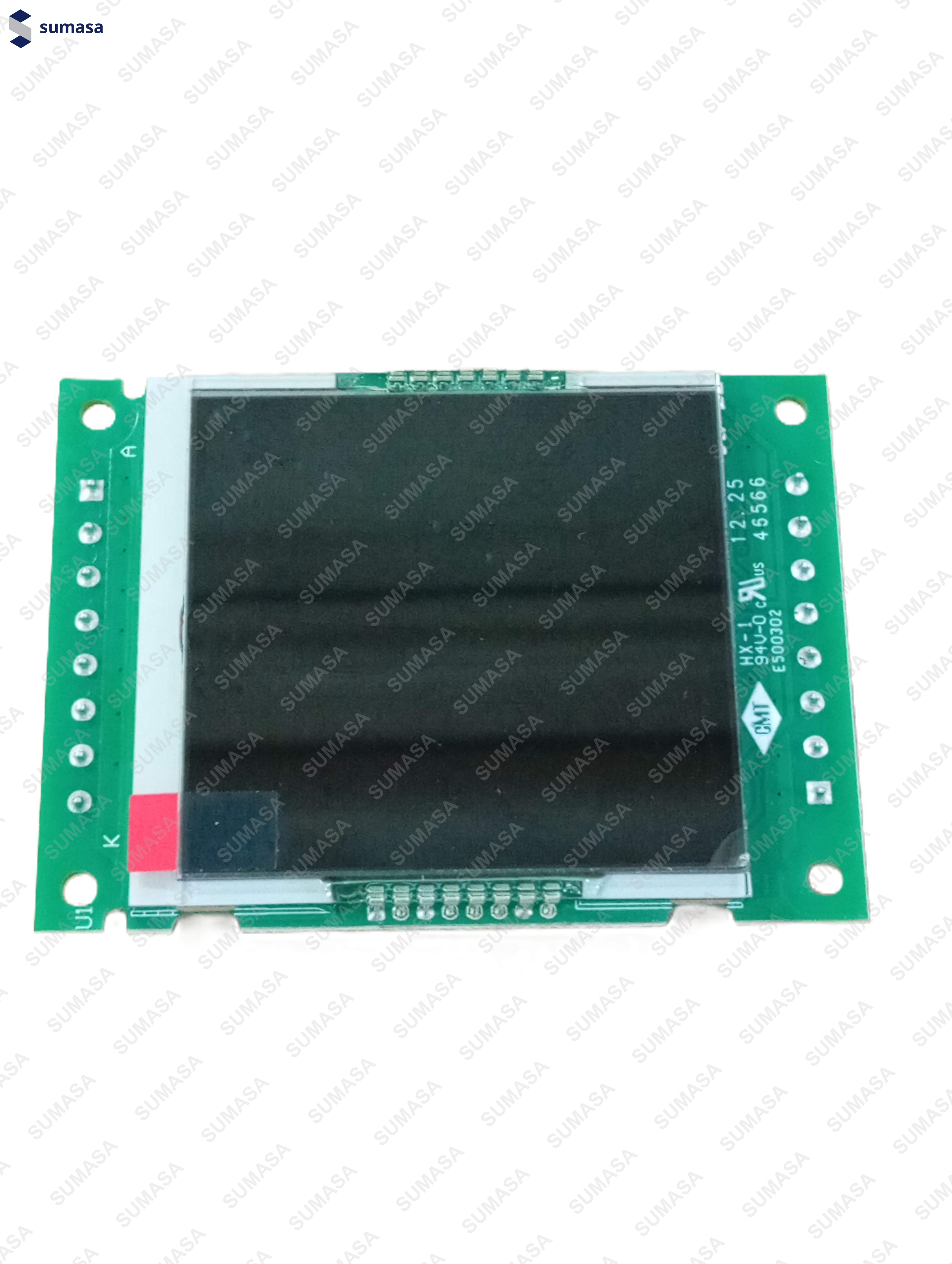 DISPLAY LCD699-A (NEGRO) SMALL ALFANUMERICO TRICOLOR (COMUN NEGATIVO/POSITIVO)