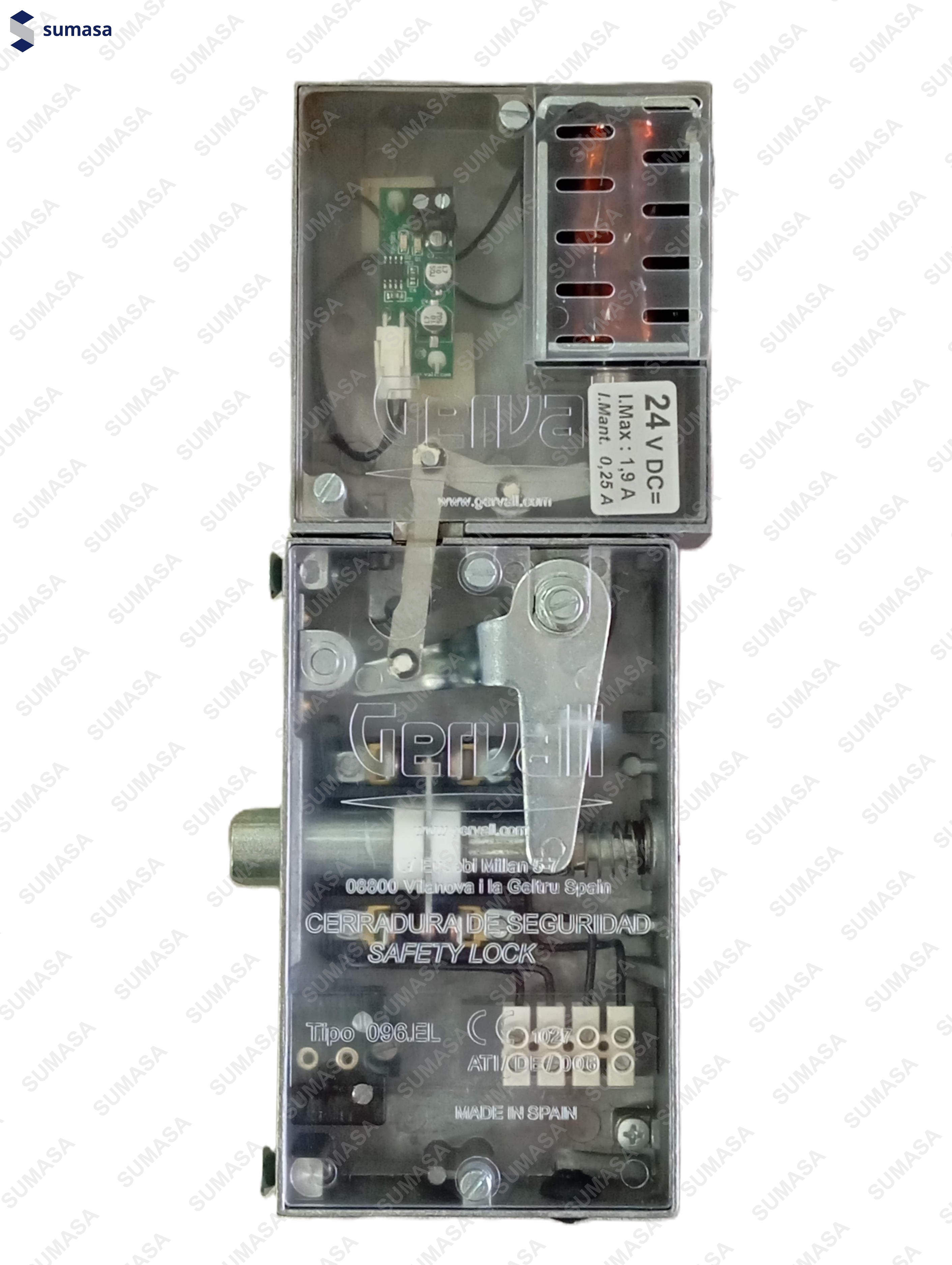 CERRADURA GERVALL 03.096.00.ELEC 24V SEGURIDAD