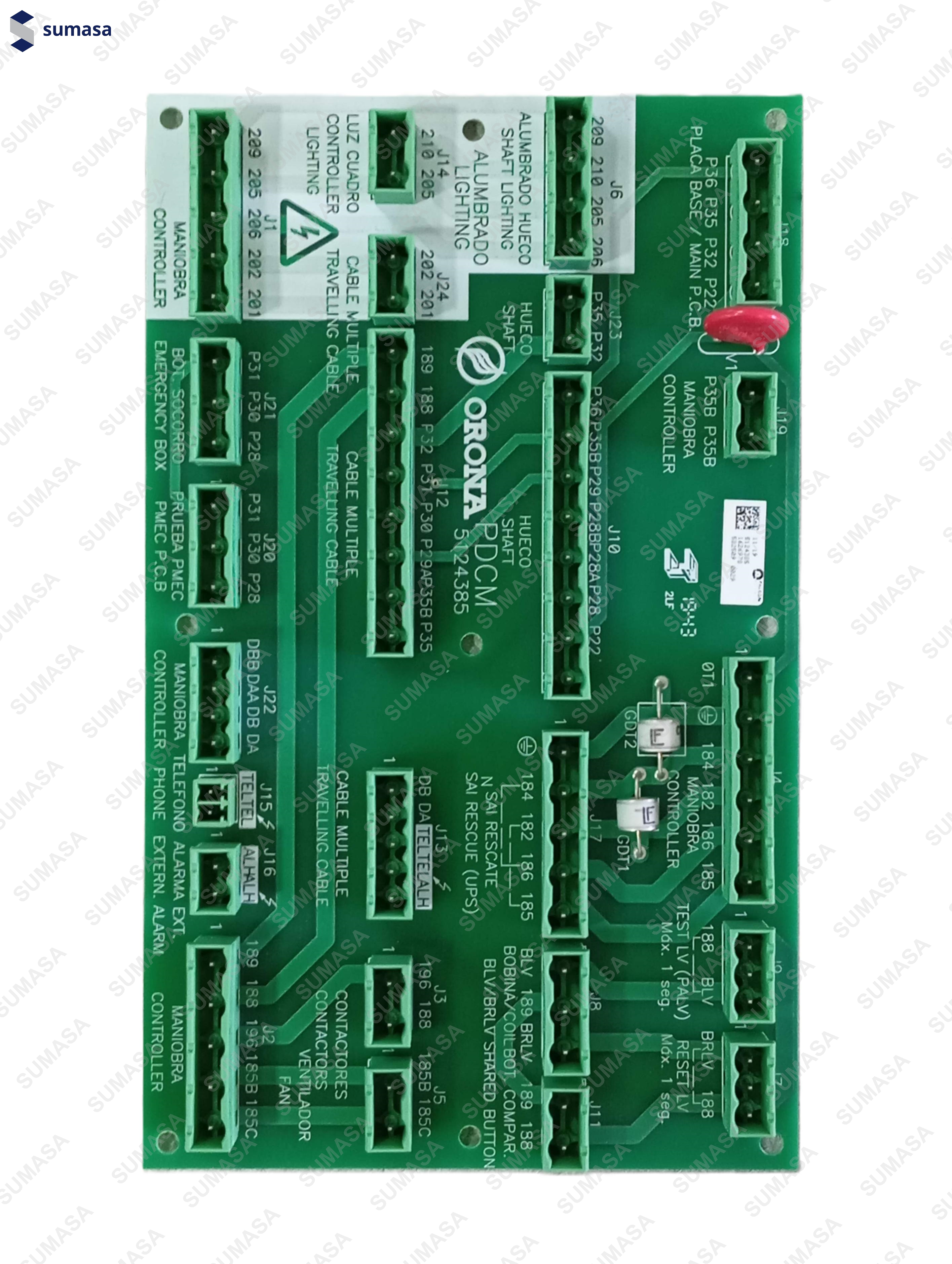 ORONA PLACA CIRCUITO DE DISTRIB. CUADRO DE MANIOBRA ARCA II(PDCM)
