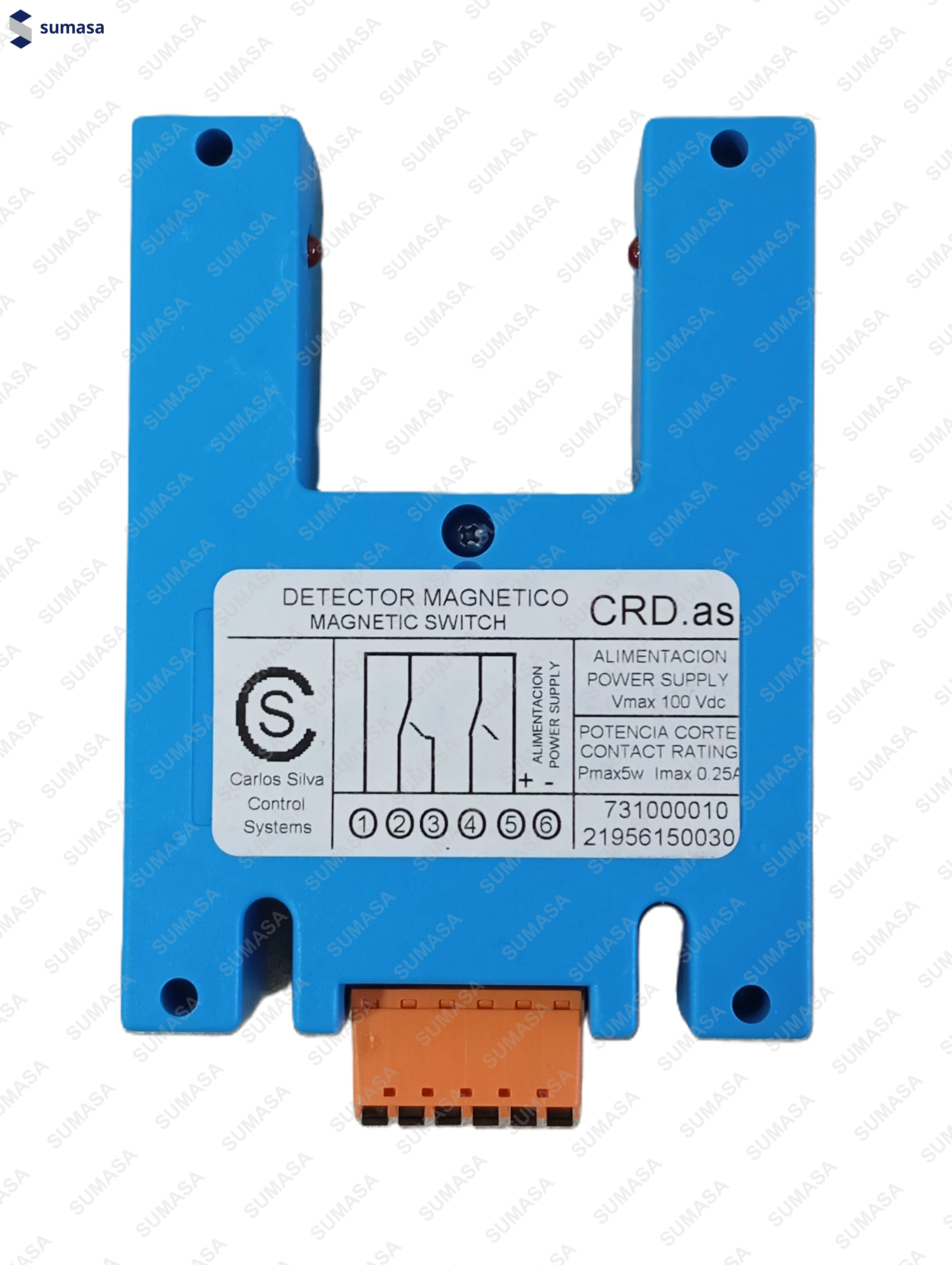 DETECTOR MAGNETICO 24V 0,5A CRD.AS-2CONM 24 CARLOS SILVA