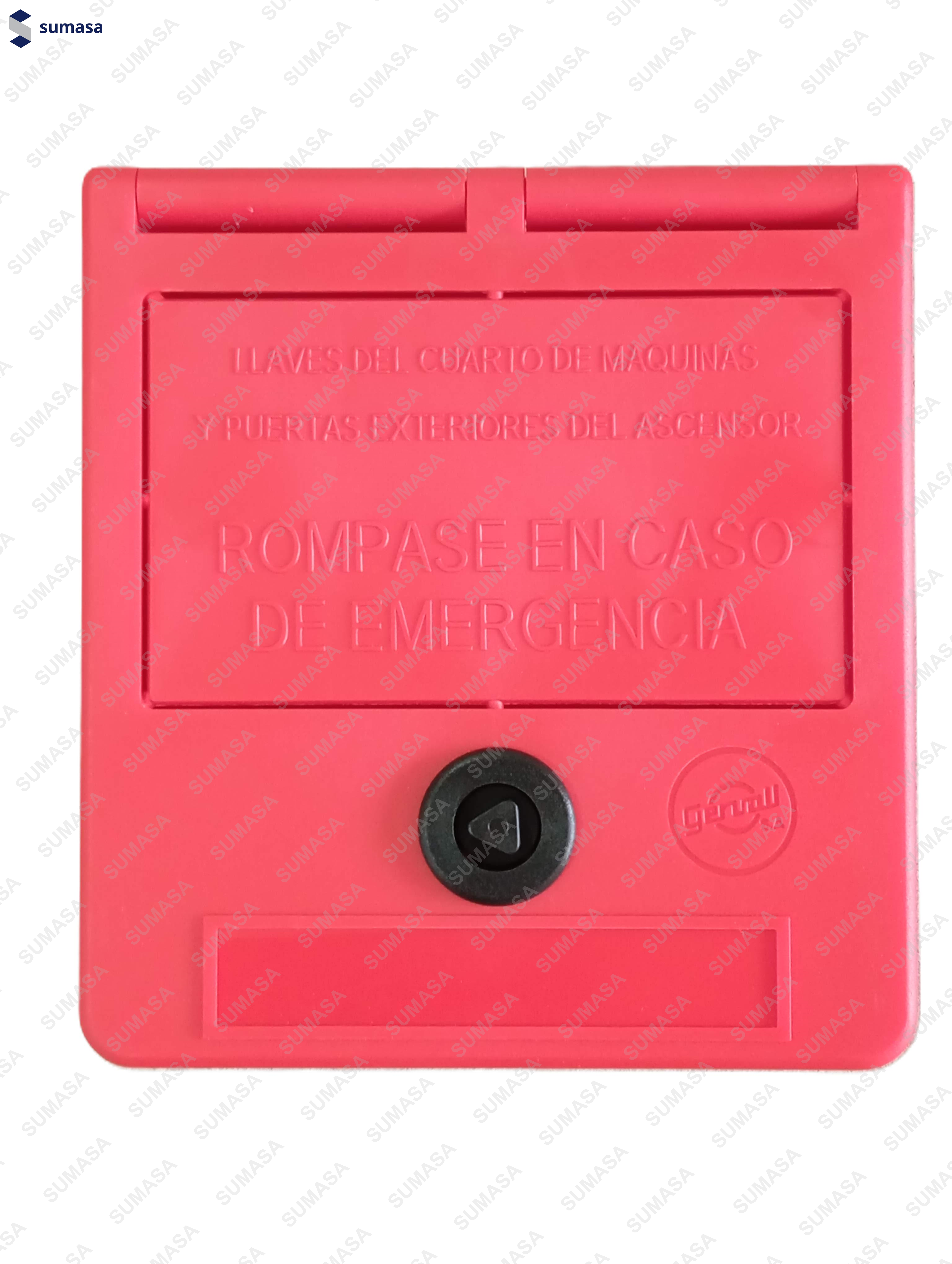 CAJA EMERGENCIA ROJA SALA MÁQUINAS (TEXTO EN ESPAÑOL) 11.209.00