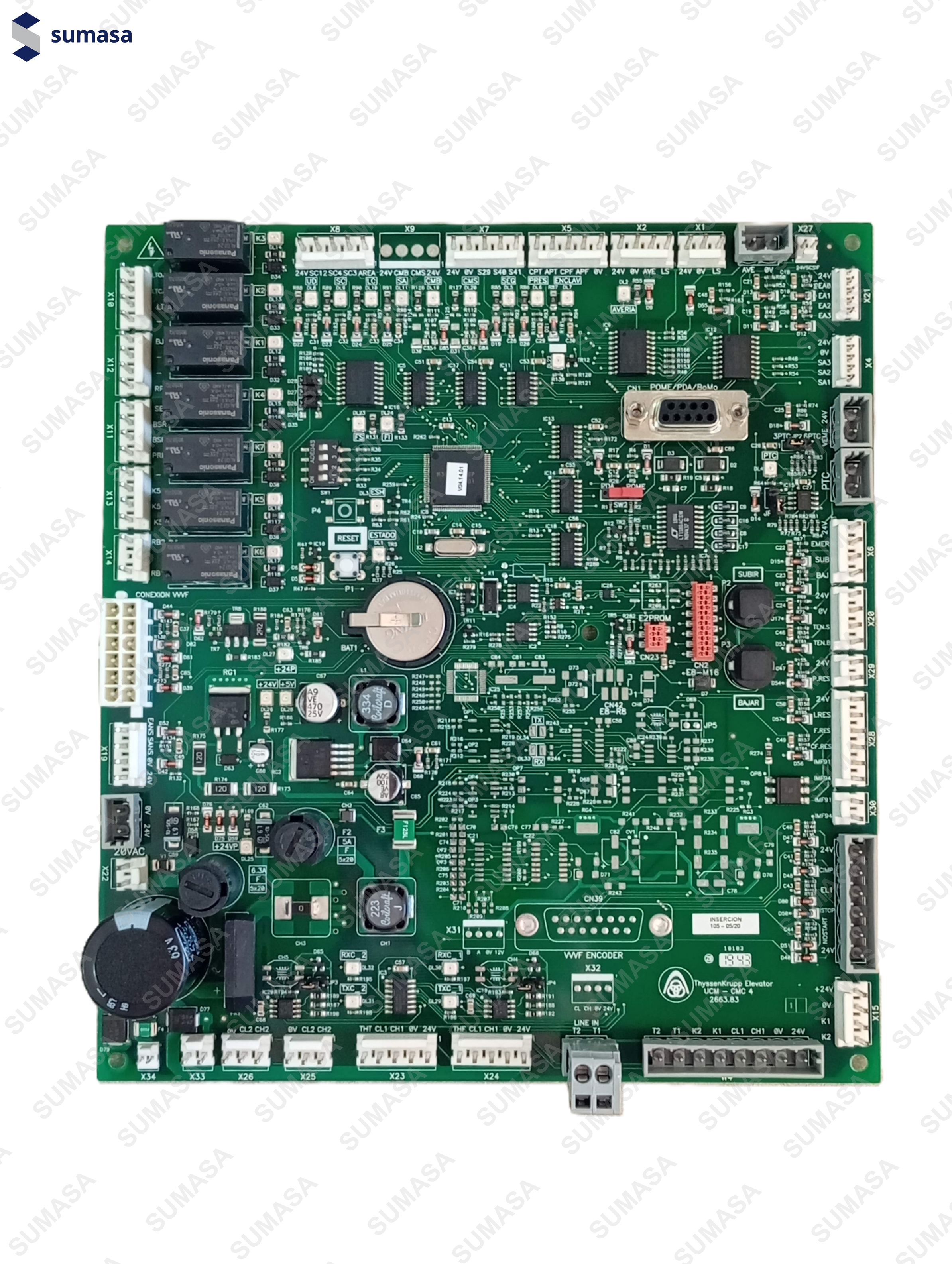 PLACA THYSSEN  MANIOBRA UCM-CMC-4