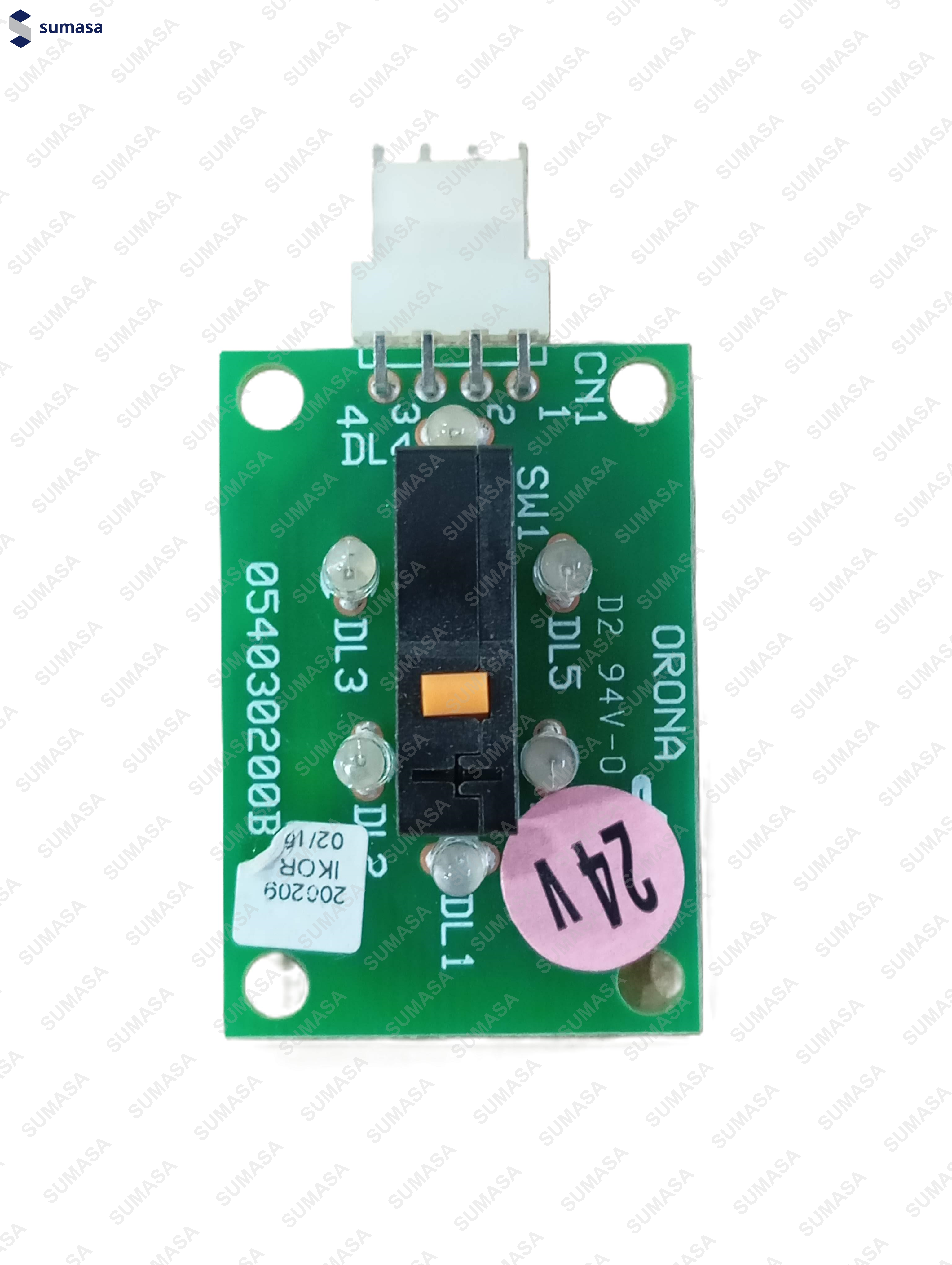 ORONA CIRCUITO IMPRESO PULSADOR CONEC.6 LED 24V 1NA OR97