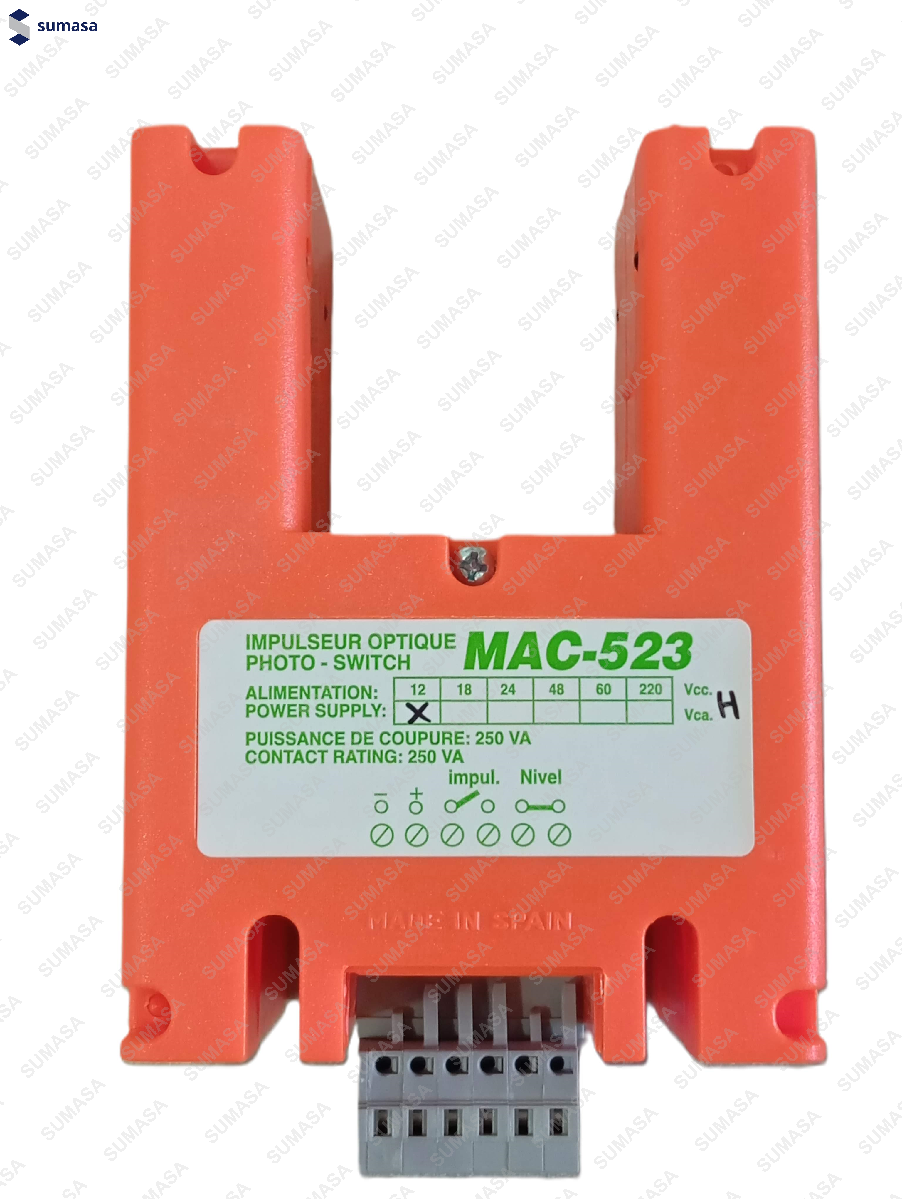 FOTORRUPTOR D.523/ TEMPORIZADOR 
C/ EMBOLO