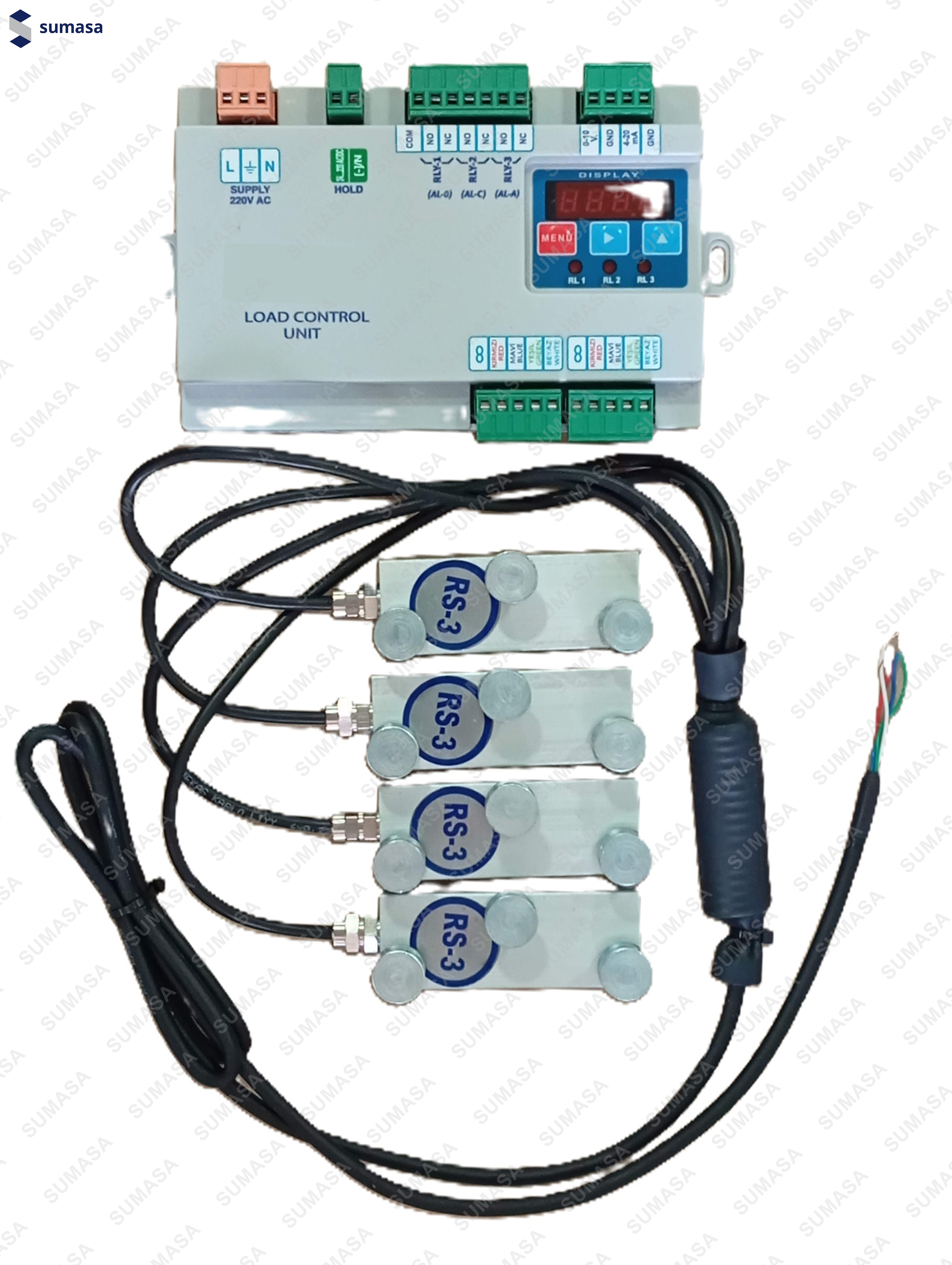OVERLOAD SYSTEM CENTA RS 3 (4 SENSORS ROPES Ø12 mm) 220VAC CONTROL UNIT INCLUDED