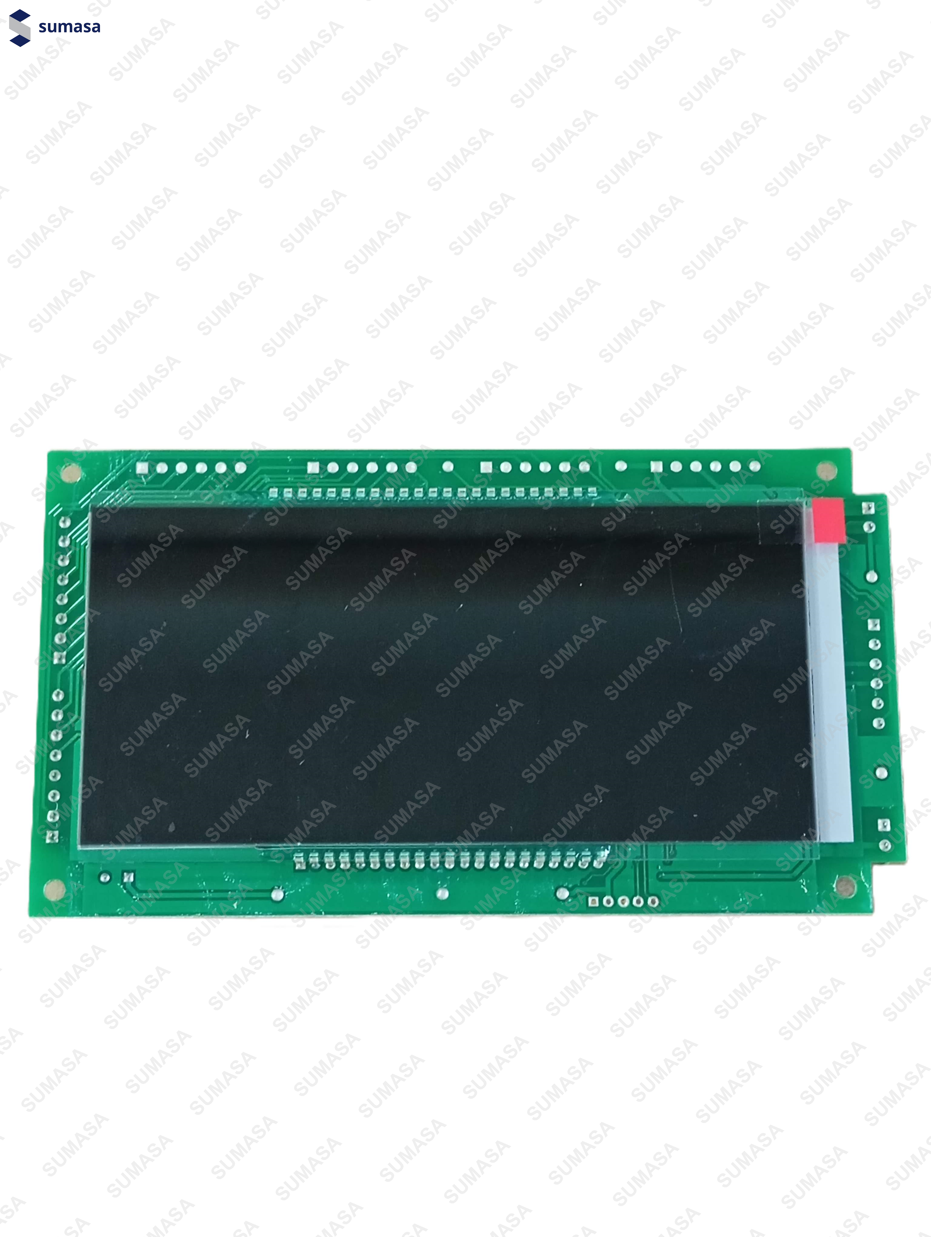 DISPLAY LCD599-A (NEGRO) ALFANUMERICO TRICOLOR (COMUN NEGATIVO¡/POSITIVO)