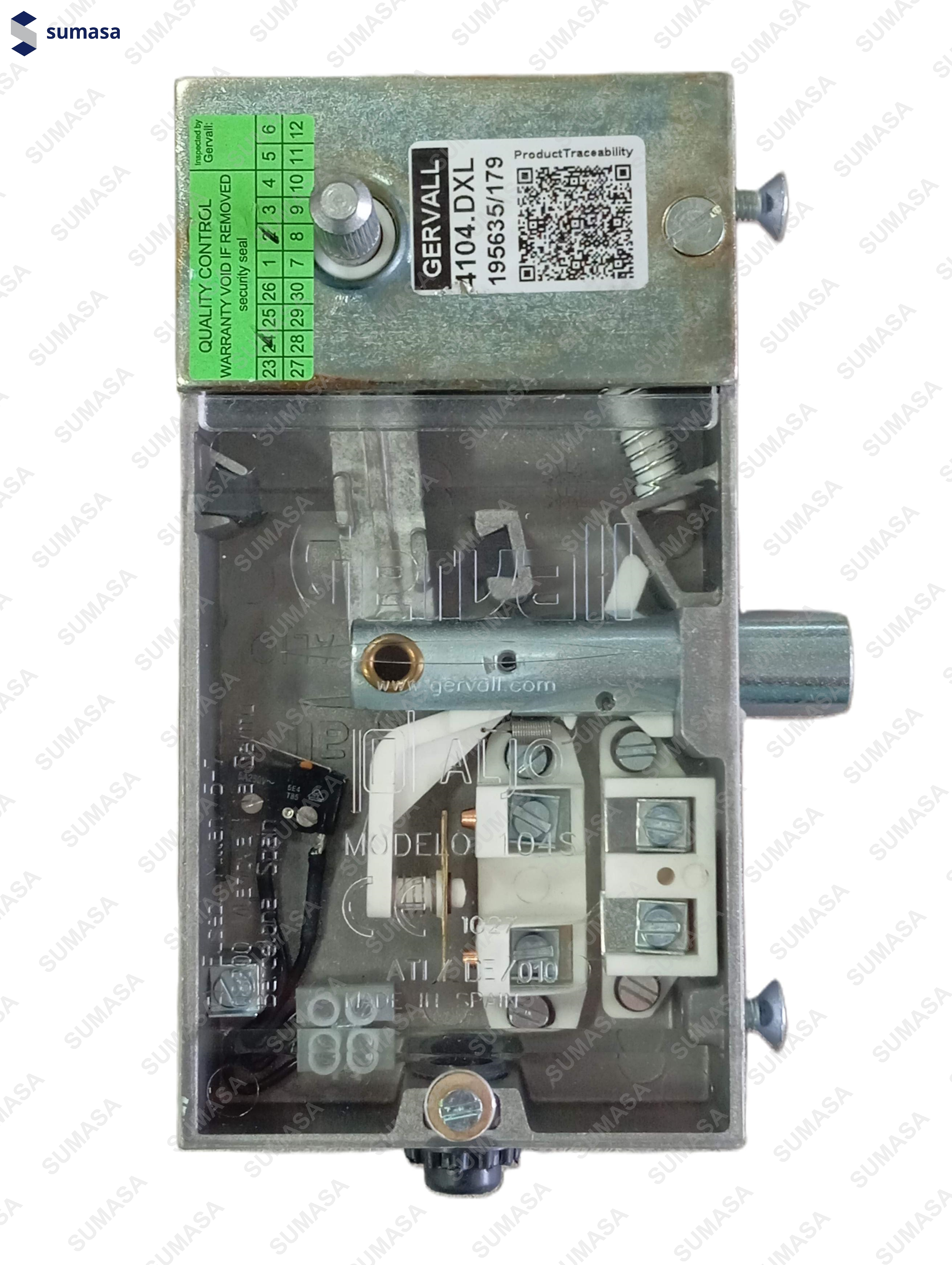 CERRADURA ALJO PUERTA SEMIAUTOMATICA  C/CONT. 4104.DXLN-1 DER