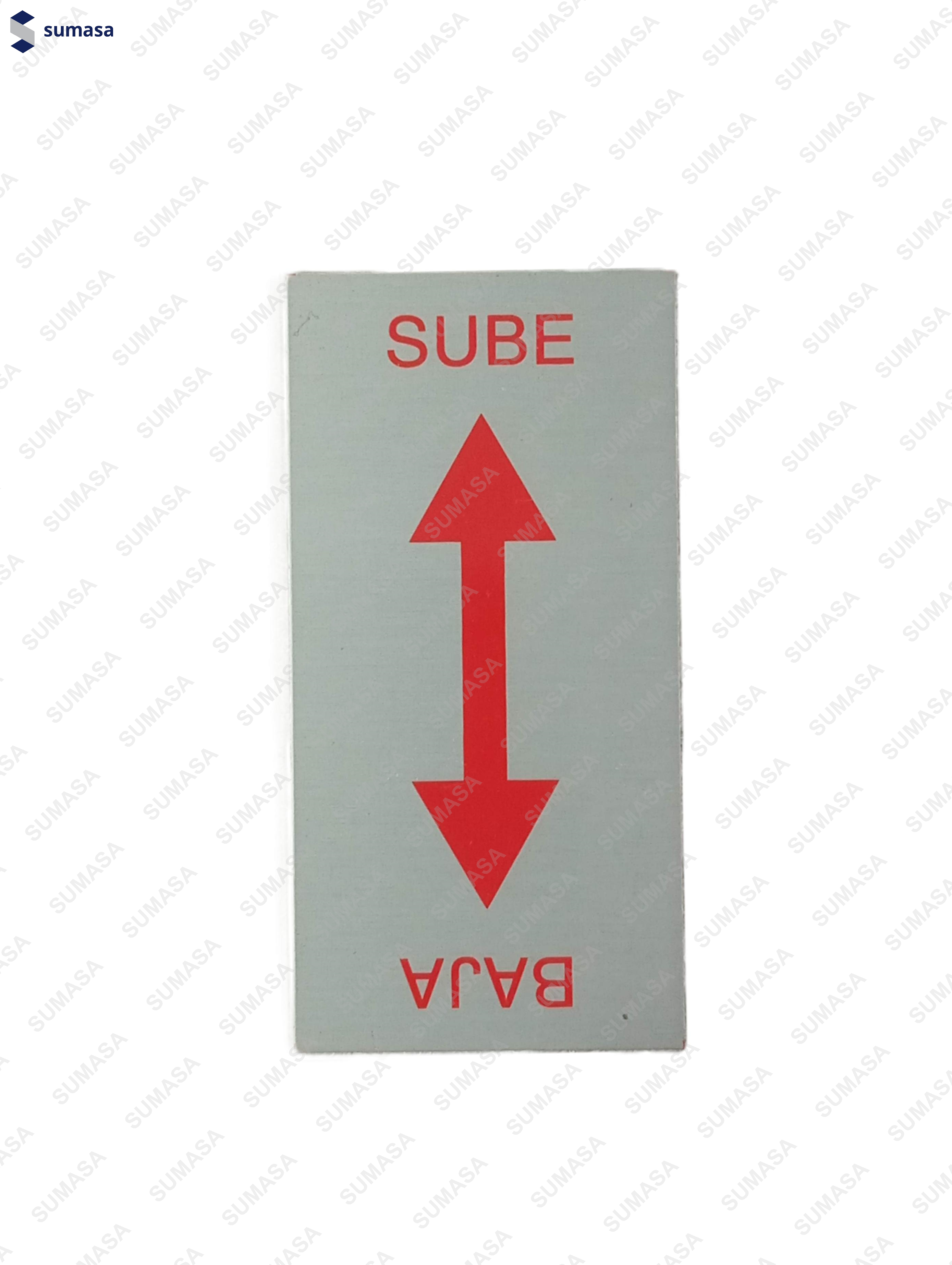 PLACA ADHESIVA "SUBE-BAJA"