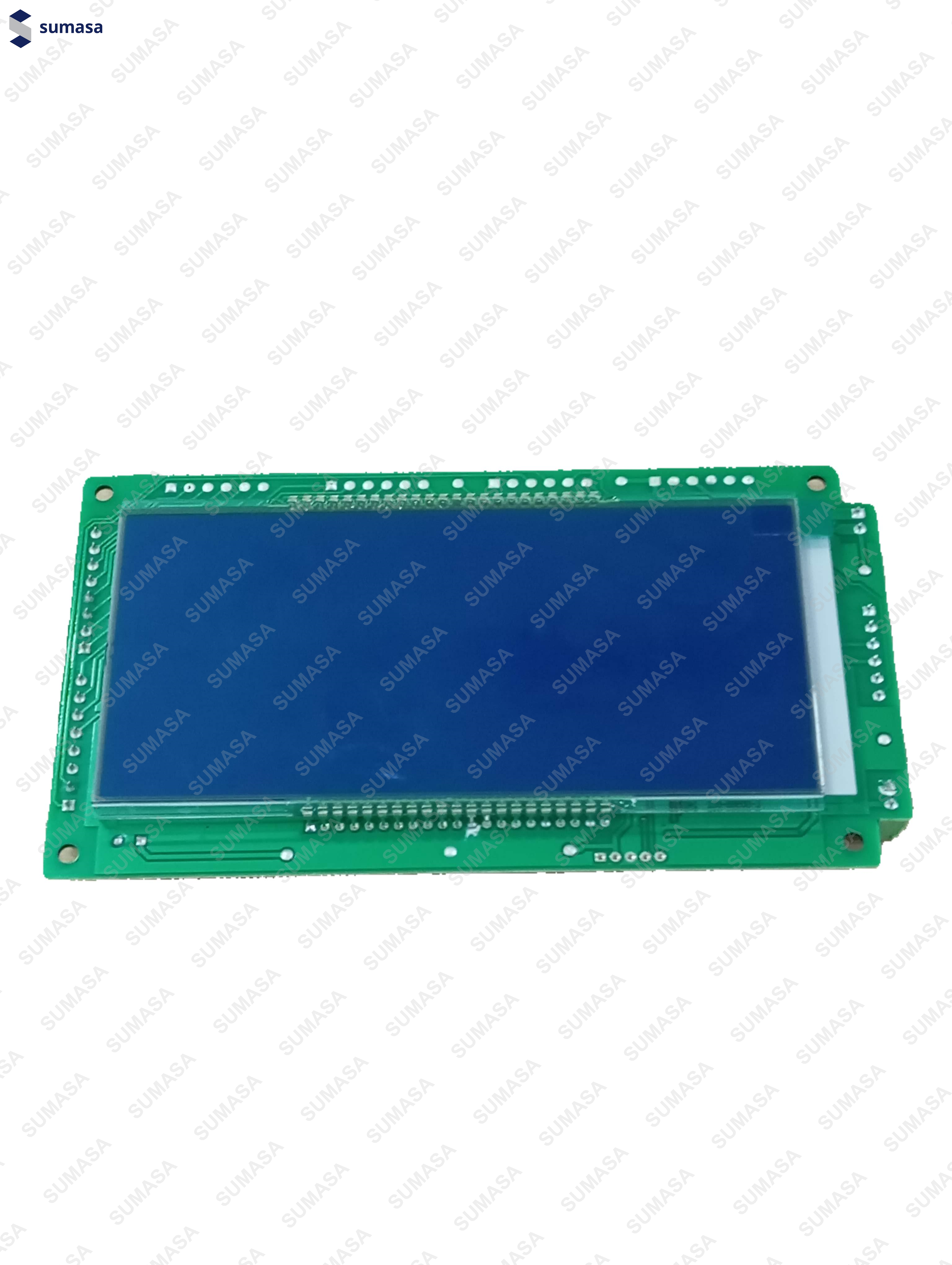 DISPLAY LCD590-A (AZUL) ALFANUMERICO TRICOLOR (COMUN NEGATIVO/POSITIVO)