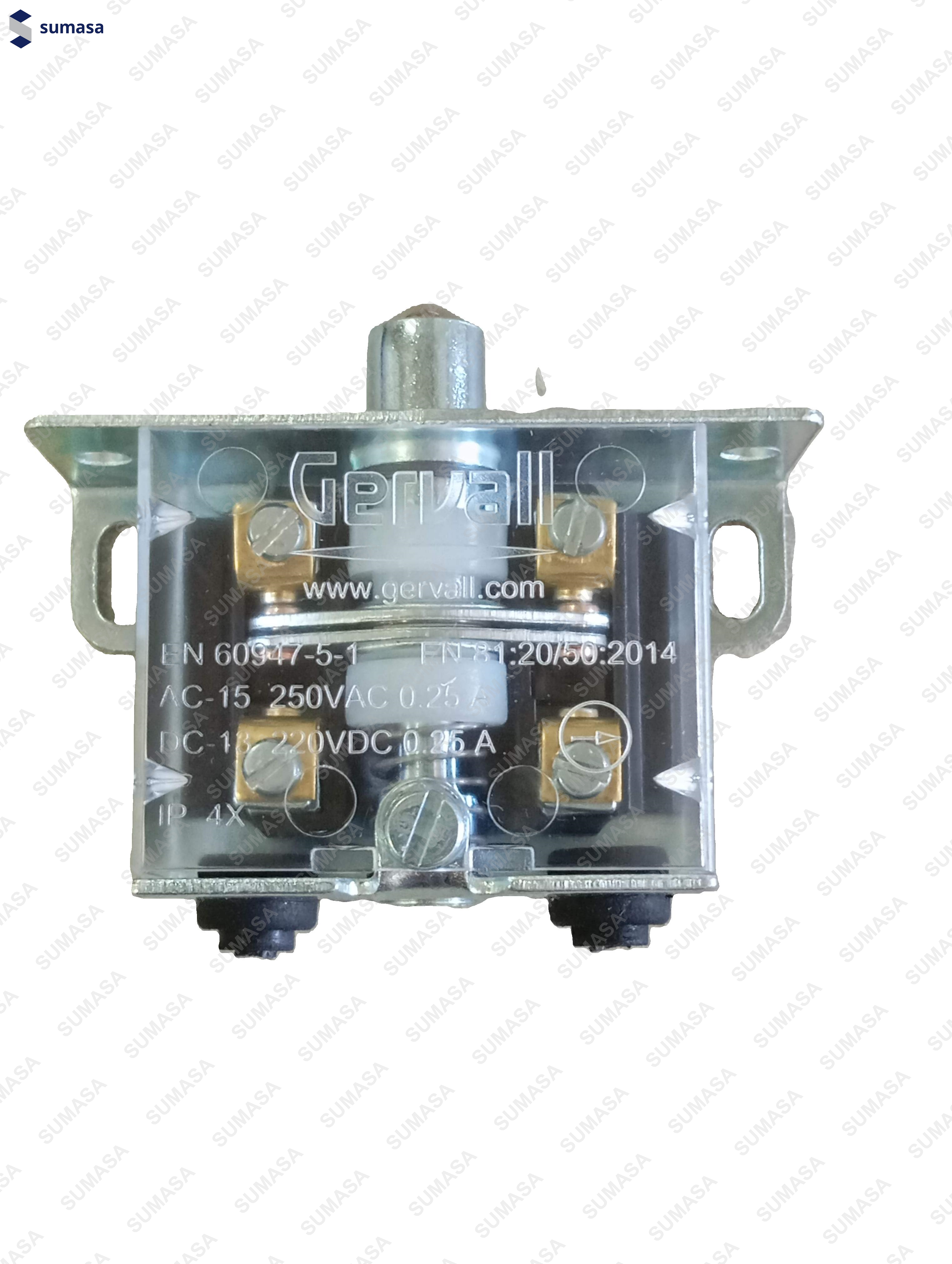 CONTACTO CARRERA CON /REARME MANUAL 554